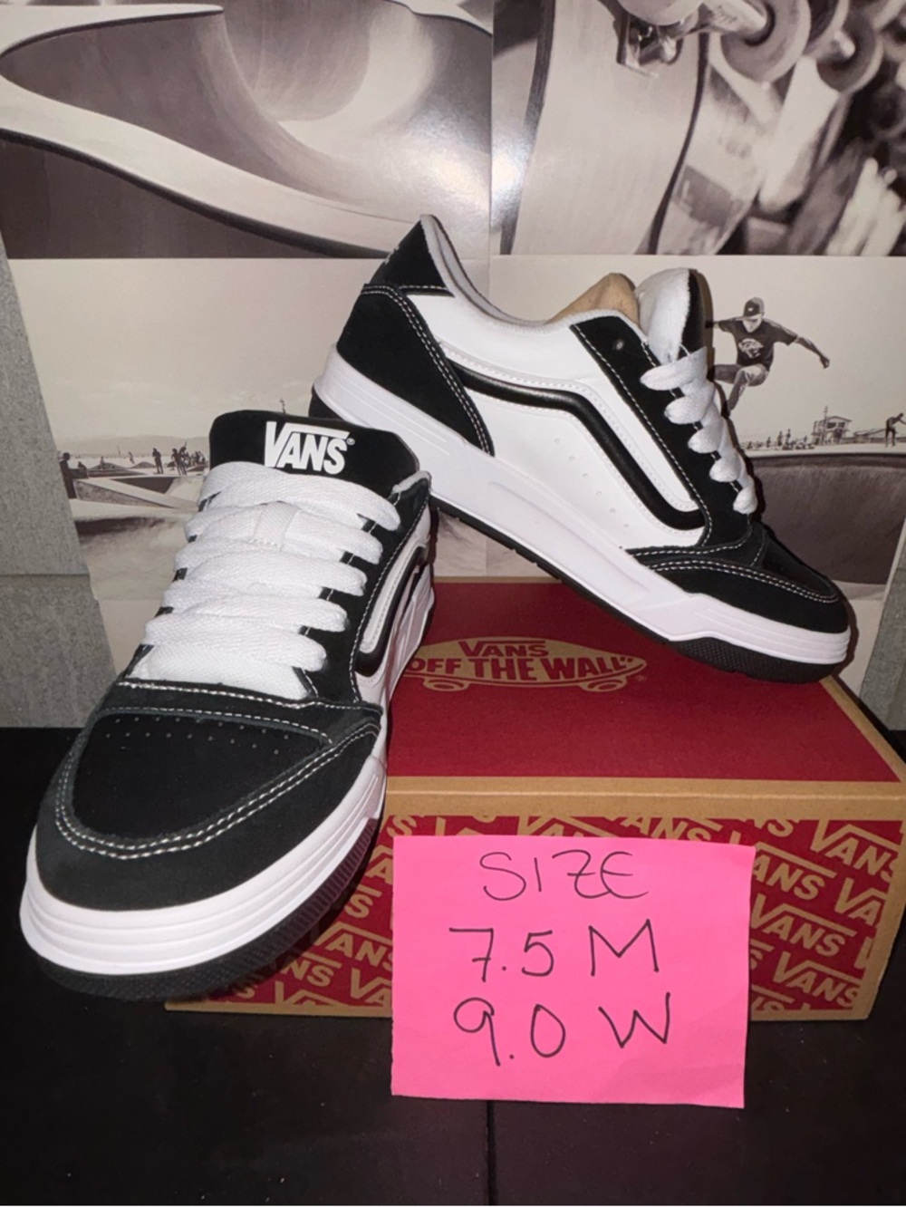 Vans Hylane sz 7.5 Men’s 9.0 Women’s